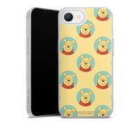 Coque Slim Compatible avec Apple iPhone 16e 2025 Etui Silicone Ultra Fine Coque en Silicone Ultra Fine Winnie l'ourson Disney Produit sous Licence Officielle
