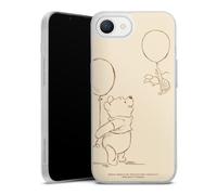 Coque Slim Compatible avec Apple iPhone 16e 2025 Etui Silicone Ultra Fine Coque en Silicone Ultra Fine Winnie l'ourson Disney Produit sous Licence Officielle