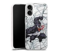 Coque Slim Compatible avec Apple iPhone 17 Case Ultra Fine Etui Silicone Ultra Fine Marvel Venom Méchant
