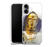 Coque Slim Compatible avec Apple iPhone 17 Case Ultra Fine Etui Silicone Ultra Fine Star Wars C-3PO Film cinéma