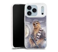 Coque Slim Compatible avec Apple iPhone 17 Pro Case Ultra Fine Etui Silicone Ultra Fine Chewbacca Star Wars Articles pour Fans