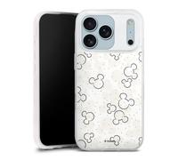 Coque Slim Compatible avec Apple iPhone 17 Pro Case Ultra Fine Etui Silicone Ultra Fine Disney Mickey Motifs