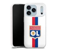 Coque Slim Compatible avec Apple iPhone 17 Pro Case Ultra Fine Etui Silicone Ultra Fine Football OL Olympique Lyonnais