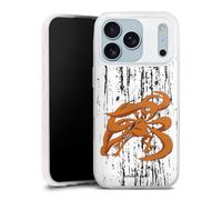 Coque Slim Compatible avec Apple iPhone 17 Pro Case Ultra Fine Etui Silicone Ultra Fine Kurama Naruto Shippuden Produit sous Licence Officielle