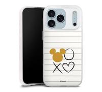 Coque Slim Compatible avec Apple iPhone 17 Pro Case Ultra Fine Etui Silicone Ultra Fine Mickey Disney Produit sous Licence Officielle