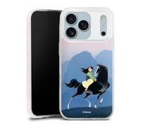 Coque Slim Compatible avec Apple iPhone 17 Pro Case Ultra Fine Etui Silicone Ultra Fine Mulan Produit sous Licence Officielle Disney