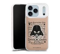 Coque Slim Compatible avec Apple iPhone 17 Pro Case Ultra Fine Etui Silicone Ultra Fine Papa Darth Vader Star Wars