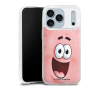 Coque Slim Compatible avec Apple iPhone 17 Pro Case Ultra Fine Etui Silicone Ultra Fine Patrick Étoile de mer Bob l'éponge Produit sous Licence Officielle