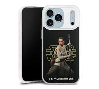 Coque Slim Compatible avec Apple iPhone 17 Pro Case Ultra Fine Etui Silicone Ultra Fine Rey Noir Star Wars