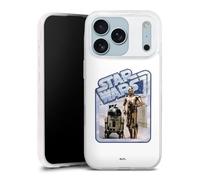 Coque Slim Compatible avec Apple iPhone 17 Pro Case Ultra Fine Etui Silicone Ultra Fine Star Wars Articles pour Fans C-3PO