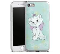 Coque Slim Compatible avec Apple iPhone 7 Étui de Protection Case en Silicone Ultra Fine Aristochats Marie Disney Produit sous Licence Officielle