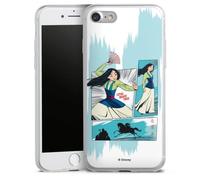 Coque Slim Compatible avec Apple iPhone 7 Étui de Protection Case en Silicone Ultra Fine Disney Mulan Produit sous Licence Officielle