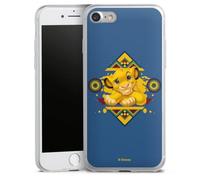 Coque Slim Compatible avec Apple iPhone 7 Étui de Protection Case en Silicone Ultra Fine Le Roi Lion Simba Produit sous Licence Officielle