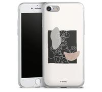Coque Slim Compatible avec Apple iPhone 7 Étui de Protection Case en Silicone Ultra Fine Minnie Mouse l'art du minimalisme Disney