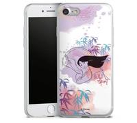 Coque Slim Compatible avec Apple iPhone 7 Étui de Protection Case en Silicone Ultra Fine Mulan Princesses Disney Produit sous Licence Officielle