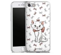 Coque Slim Compatible avec Apple iPhone 8 Étui de Protection Case en Silicone Ultra Fine Aristochats Marie Disney Chat