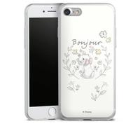 Coque Slim Compatible avec Apple iPhone 8 Étui de Protection Case en Silicone Ultra Fine Produit sous Licence Officielle Aristochats Disney