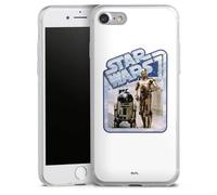 Coque Slim Compatible avec Apple iPhone 8 Étui de Protection Case en Silicone Ultra Fine Star Wars Articles pour Fans C-3PO