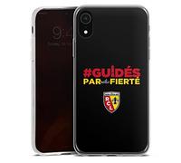 Coque Slim Compatible avec Apple iPhone XR Étui de Protection Case en Silicone Ultra Fine RC Lens Racing Club de Lens Articles pour Fans