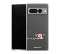 Coque Slim Compatible avec Google Pixel 7 Pro Case Ultra Fine Etui Silicone Ultra Fine Gary Bob l'éponge Produit sous Licence Officielle