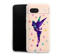 Coque Slim Compatible avec Google Pixel 8 a Etui Silicone Ultra Fine Coque en Silicone Ultra Fine Fée Clochette Disney Produit sous Licence Officielle