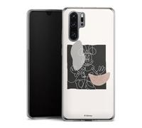Coque Slim Compatible avec Huawei P30 Pro Etui Silicone Ultra Fine Coque en Silicone Ultra Fine Minnie Mouse l'art du minimalisme Disney
