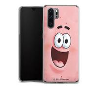 Coque Slim Compatible avec Huawei P30 Pro Etui Silicone Ultra Fine Coque en Silicone Ultra Fine Patrick Étoile de mer Bob l'éponge Produit sous Licence Officielle