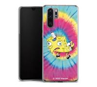 Coque Slim Compatible avec Huawei P30 Pro New Edition Etui Silicone Ultra Fine Coque en Silicone Ultra Fine Bob l'éponge Batik Produit sous Licence Officielle