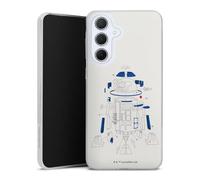 Coque Slim Compatible avec Samsung Galaxy A 36 5G Case Ultra Fine Etui Silicone Ultra Fine Darth Vader Star Wars R2D2