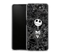Coque Slim Compatible avec Samsung Galaxy A13 5G Etui Silicone Ultra Fine Coque en Silicone Ultra Fine Halloween Disney L'Étrange Noël de Monsieur Jack