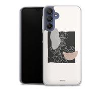 Coque Slim Compatible avec Samsung Galaxy A15 5G Etui Silicone Ultra Fine Coque en Silicone Ultra Fine Minnie Mouse l'art du minimalisme Disney