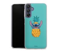 Coque Slim Compatible avec Samsung Galaxy A15 Etui Silicone Ultra Fine Coque en Silicone Ultra Fine Disney Lilo & Stitch Ananas