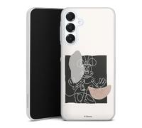 Coque Slim Compatible avec Samsung Galaxy A16 5G Etui Silicone Ultra Fine Coque en Silicone Ultra Fine Minnie Mouse l'art du minimalisme Disney