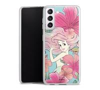 Coque Slim Compatible avec Samsung Galaxy S21 5G Etui Silicone Ultra Fine Coque en Silicone Ultra Fine Ariel Produit sous Licence Officielle Disney