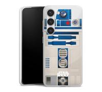 Coque Slim Compatible avec Samsung Galaxy S23 Etui Silicone Ultra Fine Coque en Silicone Ultra Fine Star Wars R2D2 Articles pour Fans