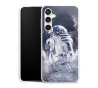 Coque Slim Compatible avec Samsung Galaxy S23 FE Etui Silicone Ultra Fine Coque en Silicone Ultra Fine Star Wars Robots Articles pour Fans