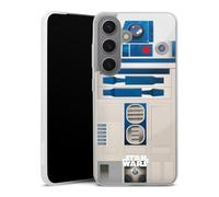 Coque Slim Compatible avec Samsung Galaxy S25 Etui Silicone Ultra Fine Coque en Silicone Ultra Fine Star Wars R2D2 Articles pour Fans