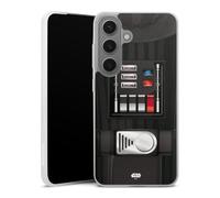 Coque Slim Compatible avec Samsung Galaxy S25 Etui Silicone Ultra Fine Coque en Silicone Ultra Fine Star Wars Darth Vader Articles pour Fans