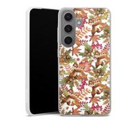 Coque Slim Compatible avec Samsung Galaxy S25 Etui Silicone Ultra Fine Coque en Silicone Ultra Fine Écureuil Disney Tic et Tac