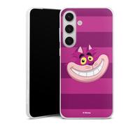 Coque Slim Compatible avec Samsung Galaxy S25 + Etui Silicone Ultra Fine Coque en Silicone Ultra Fine Alice au Pays des Merveilles Chat du Cheshire Produit sous Licence Officielle