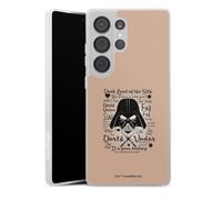 Coque Slim Compatible avec Samsung Galaxy S25 Ultra Etui Silicone Ultra Fine Coque en Silicone Ultra Fine Papa Darth Vader Star Wars