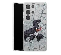 Coque Slim Compatible avec Samsung Galaxy S25 Ultra Etui Silicone Ultra Fine Coque en Silicone Ultra Fine Marvel Venom Méchant