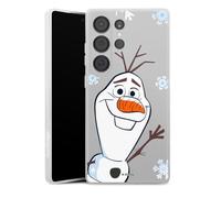 Coque Slim Compatible avec Samsung Galaxy S25 Ultra Etui Silicone Ultra Fine Coque en Silicone Ultra Fine Disney La Reine des neiges Olaf La Reine des Neiges 2
