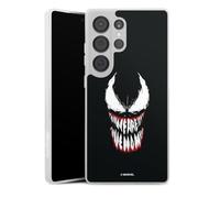 Coque Slim Compatible avec Samsung Galaxy S25 Ultra Etui Silicone Ultra Fine Coque en Silicone Ultra Fine Marvel Venom Produit sous Licence Officielle
