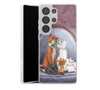 Coque Slim Compatible avec Samsung Galaxy S25 Ultra Etui Silicone Ultra Fine Coque en Silicone Ultra Fine Aristochats Disney Produit sous Licence Officielle