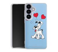 Coque Slim Compatible avec Samsung Galaxy S26 + Case Ultra Fine Etui Silicone Ultra Fine Asterix Idefix Amour