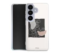 Coque Slim Compatible avec Samsung Galaxy S26 Case Ultra Fine Etui Silicone Ultra Fine Minnie Mouse l'art du minimalisme Disney