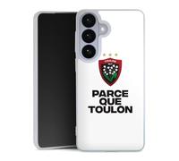 Coque Slim Compatible avec Samsung Galaxy S26 + Case Ultra Fine Etui Silicone Ultra Fine RC Toulon Logo Produit sous Licence Officielle