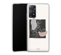 Coque Slim Compatible avec Xiaomi Redmi Note 11 Pro 4G Etui Silicone Ultra Fine Coque en Silicone Ultra Fine Minnie Mouse l'art du minimalisme Disney