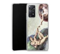 Coque Slim Compatible avec Xiaomi Redmi Note 11 Pro 5G Etui Silicone Ultra Fine Coque en Silicone Ultra Fine Michel-Ange ¼uvre d'art Peinture